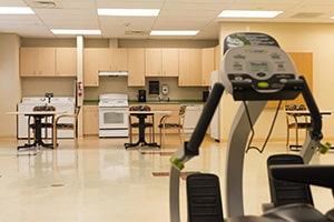 The rehab gym at Barberton